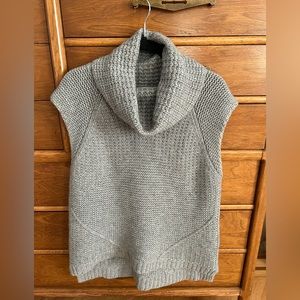 Autumn Cashmere Vest with Cowl Neck Size L